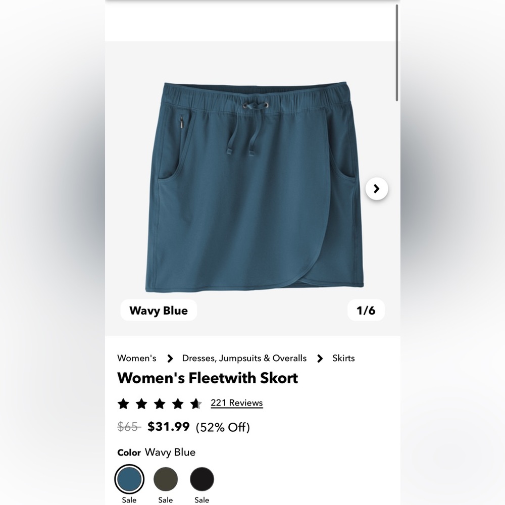 Patagonia Hiking Skirt